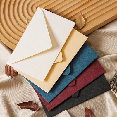 Plicuri colorate hârtie - vișiniu (set 20 buc) 16.5x11cm - CraftUp