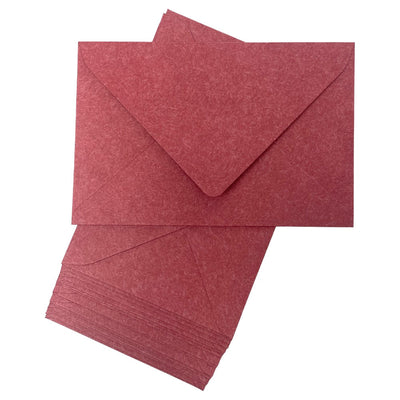 Plicuri colorate hârtie - vișiniu (set 20 buc) 16.5x11cm - CraftUp