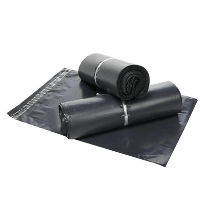 Plicuri curierat subțiri negre (set 100 buc) - CraftUp