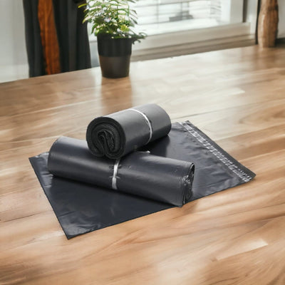 Plicuri curierat subțiri negre (set 100 buc) - CraftUp