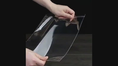 Cutie triunghiulară din hârtie cu mâner - kraft (set 50 buc) - 10x15.5x9.5