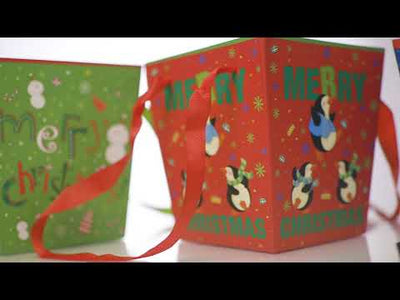 Cutie trapez Crăciun - model a venit zăpada