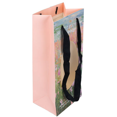 Pungă hârtie cu imprimeu floral și text (set 10 buc) - CraftUp