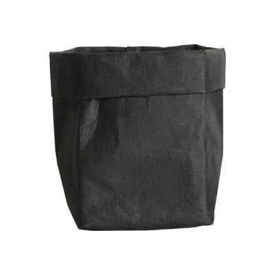 Pungă hârtie pliabilă și rezistentă la apă - negru - CraftUp