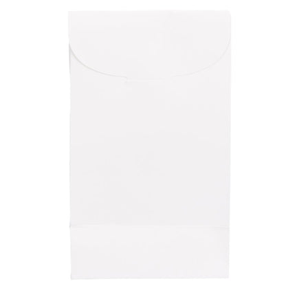 Pungă stand up cu închidere – alb (set 20 buc) 20x12x8cm - CraftUp