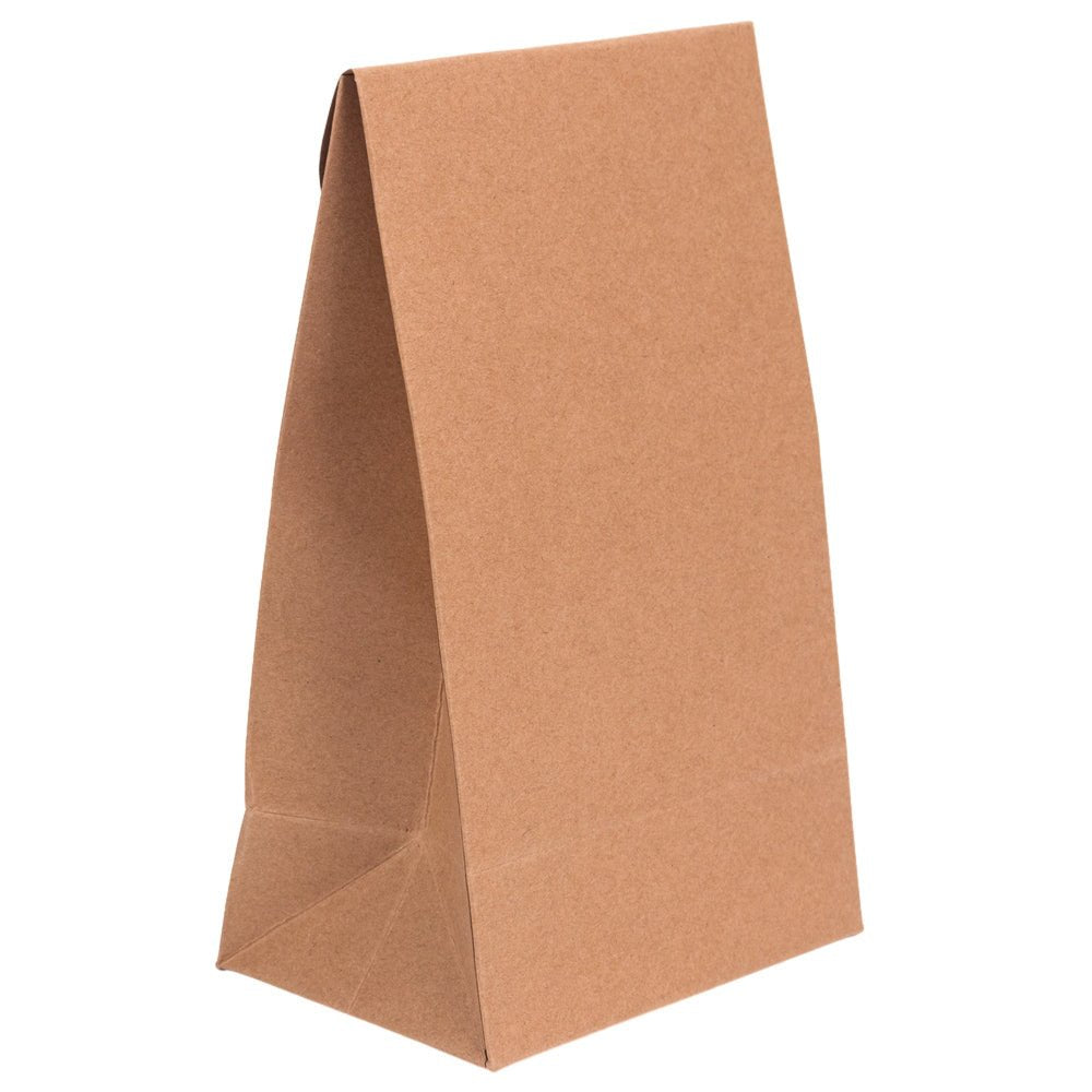 Pungă stand up cu închidere – kraft (set 20 buc) 20x12x8cm - CraftUp