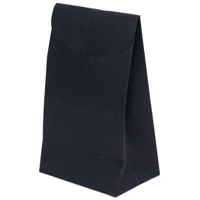 Pungă stand up cu închidere – negru (set 20 buc) 20x12x8cm - CraftUp