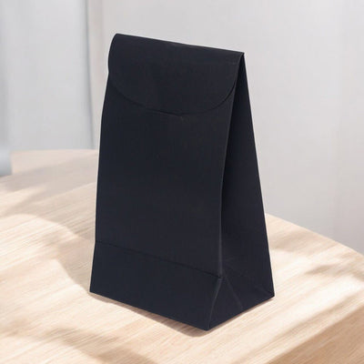 Pungă stand up cu închidere – negru (set 20 buc) 20x12x8cm - CraftUp