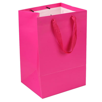 Pungi cadou cu fereastră și fundă - mov (set 12 buc) - CraftUp