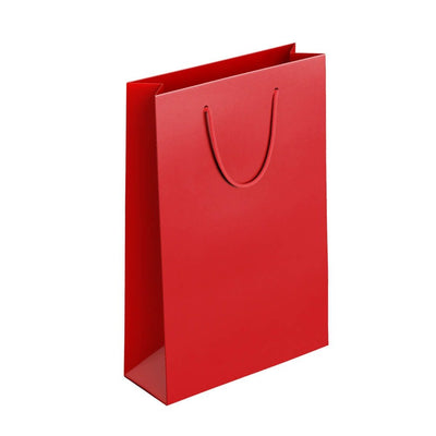 Pungi cadou dreptunghiulare uni - roșu (set 12 buc) - CraftUp