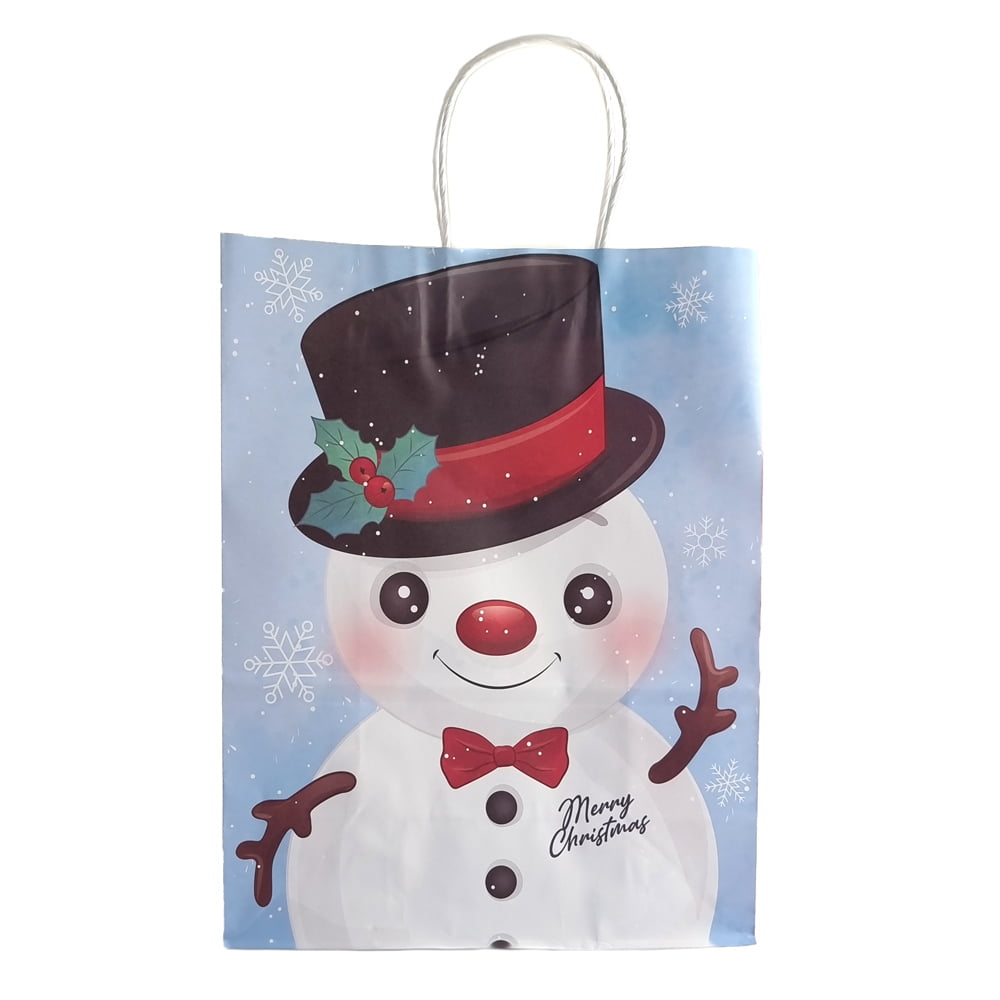 Pungi cadou vestitorii Crăciunului mix 4 modele (set 12 buc) - CraftUp