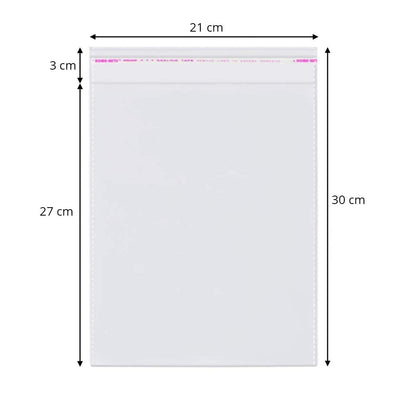 Pungi cu clapetă adezivă - lungimi între 2 și 40cm (set 1000 buc) - CraftUp