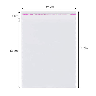 Pungi cu clapetă adezivă - lungimi între 2 și 40cm (set 1000 buc) - CraftUp