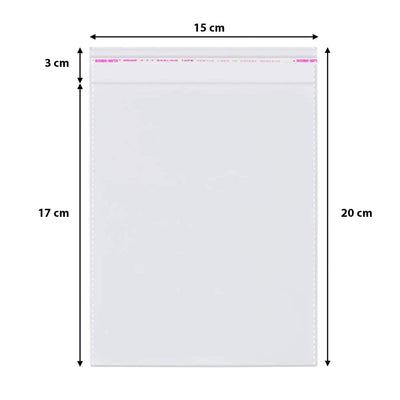 Pungi cu clapetă adezivă - lungimi între 2 și 40cm (set 1000 buc) - CraftUp