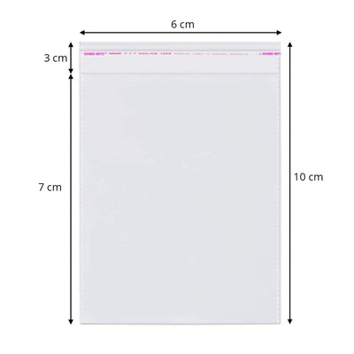 Pungi cu clapetă adezivă - lungimi între 2 și 40cm (set 1000 buc) - CraftUp