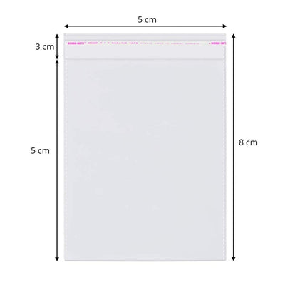 Pungi cu clapetă adezivă - lungimi între 2 și 40cm (set 1000 buc) - CraftUp