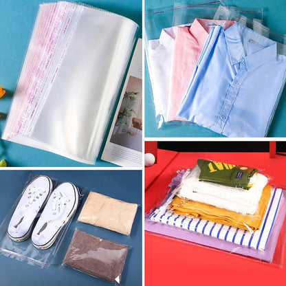 Pungi cu clapetă adezivă - lungimi între 45 și 100cm (set 100 buc) - CraftUp