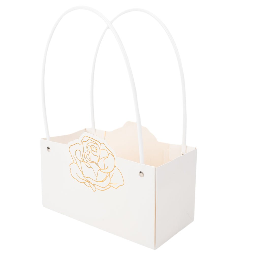 Pungi de cadou cu design trandafir (set 10 buc) - CraftUp