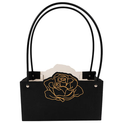 Pungi de cadou cu design trandafir (set 10 buc) - CraftUp