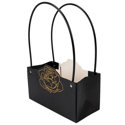 Pungi de cadou cu design trandafir (set 10 buc) - CraftUp