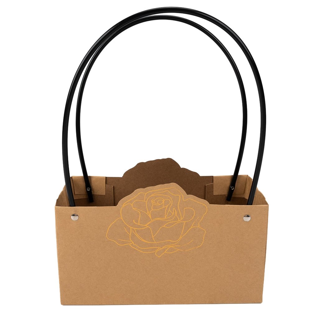 Pungi de cadou cu design trandafir (set 10 buc) - CraftUp