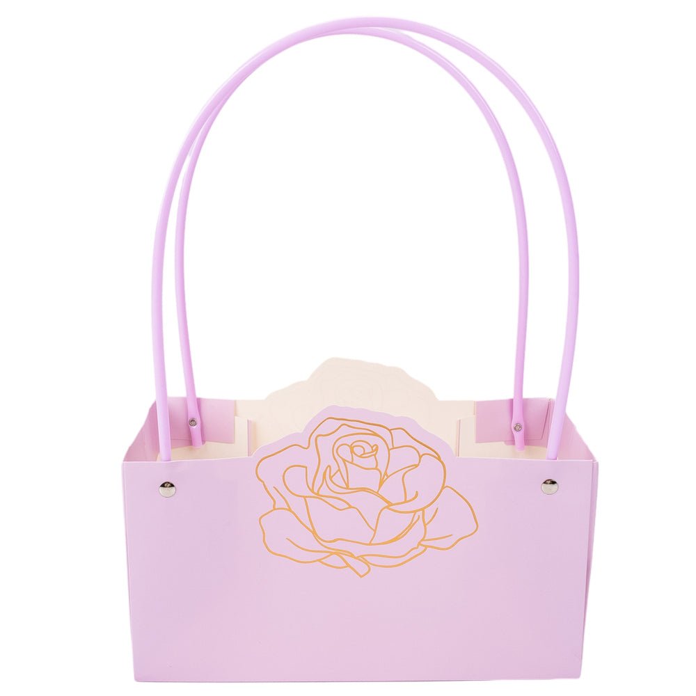 Pungi de cadou cu design trandafir (set 10 buc) - CraftUp