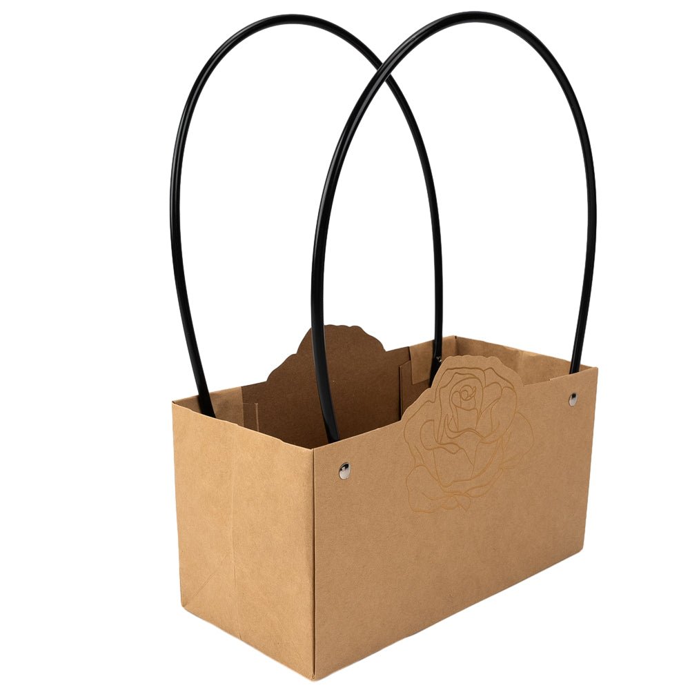 Pungi de cadou cu design trandafir (set 10 buc) - CraftUp