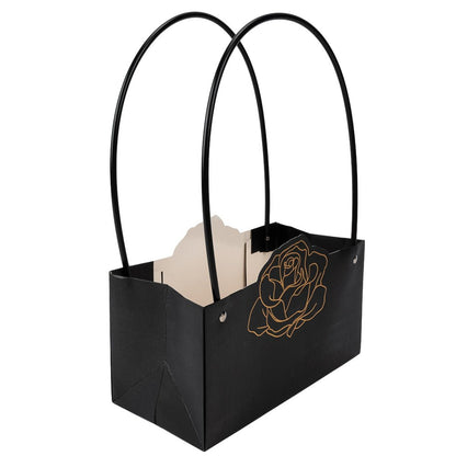 Pungi de cadou cu design trandafir (set 10 buc) - CraftUp