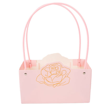 Pungi de cadou cu design trandafir (set 10 buc) - CraftUp