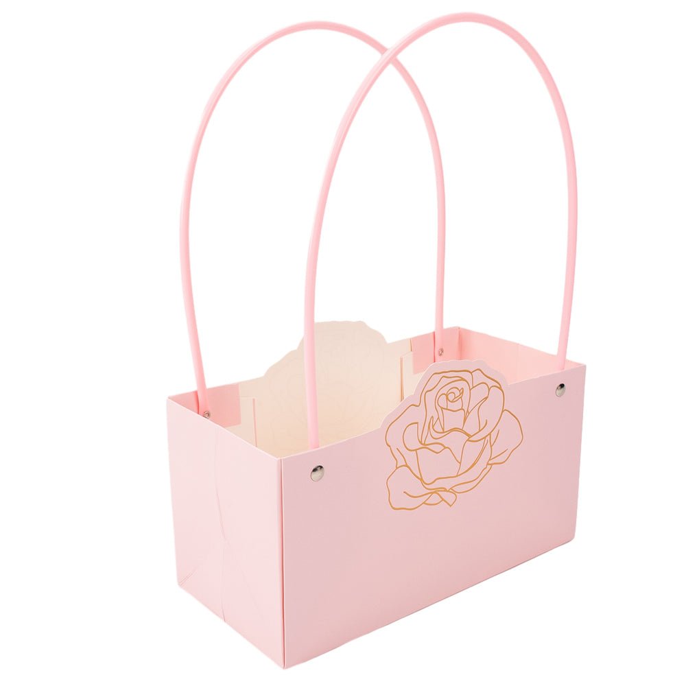 Pungi de cadou cu design trandafir (set 10 buc) - CraftUp