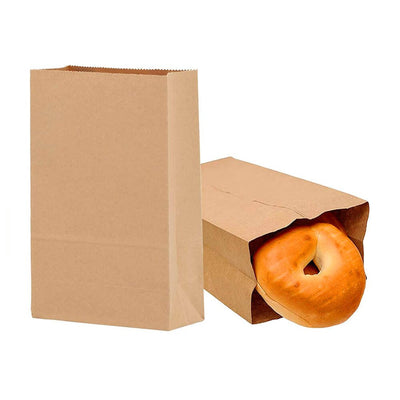 Pungi hârtie simple deschise - kraft (set 50 buc) - CraftUp