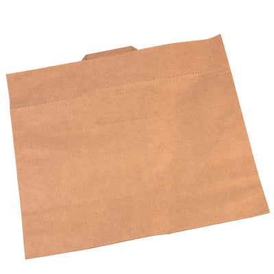 Pungi refolosibile cu mâner ascuns, sigiliu și adeziv - kraft (set 10 buc) - CraftUp