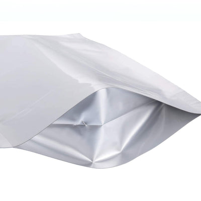 Pungi stand up lucioase din aluminiu reutilizabile cu fermoar (set 100 buc) - CraftUp