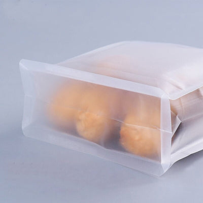 Pungi stand up mate reutilizabile cu fermoar și maner (set 50 buc) - CraftUp