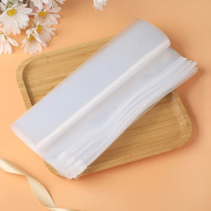 Pungi transparente reutilizabile cu închidere tip cursor (set 50 buc) - CraftUp