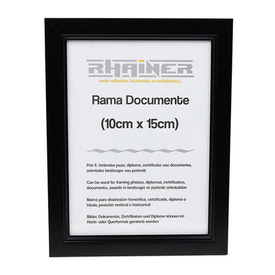 Ramă foto 10X15 - model Madrid negru - CraftUp