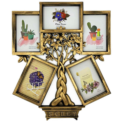 Ramă foto colaj 5 poze - model Money Tree - CraftUp