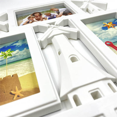 Ramă foto colaj 5 poze - model Morile de Vânt - CraftUp