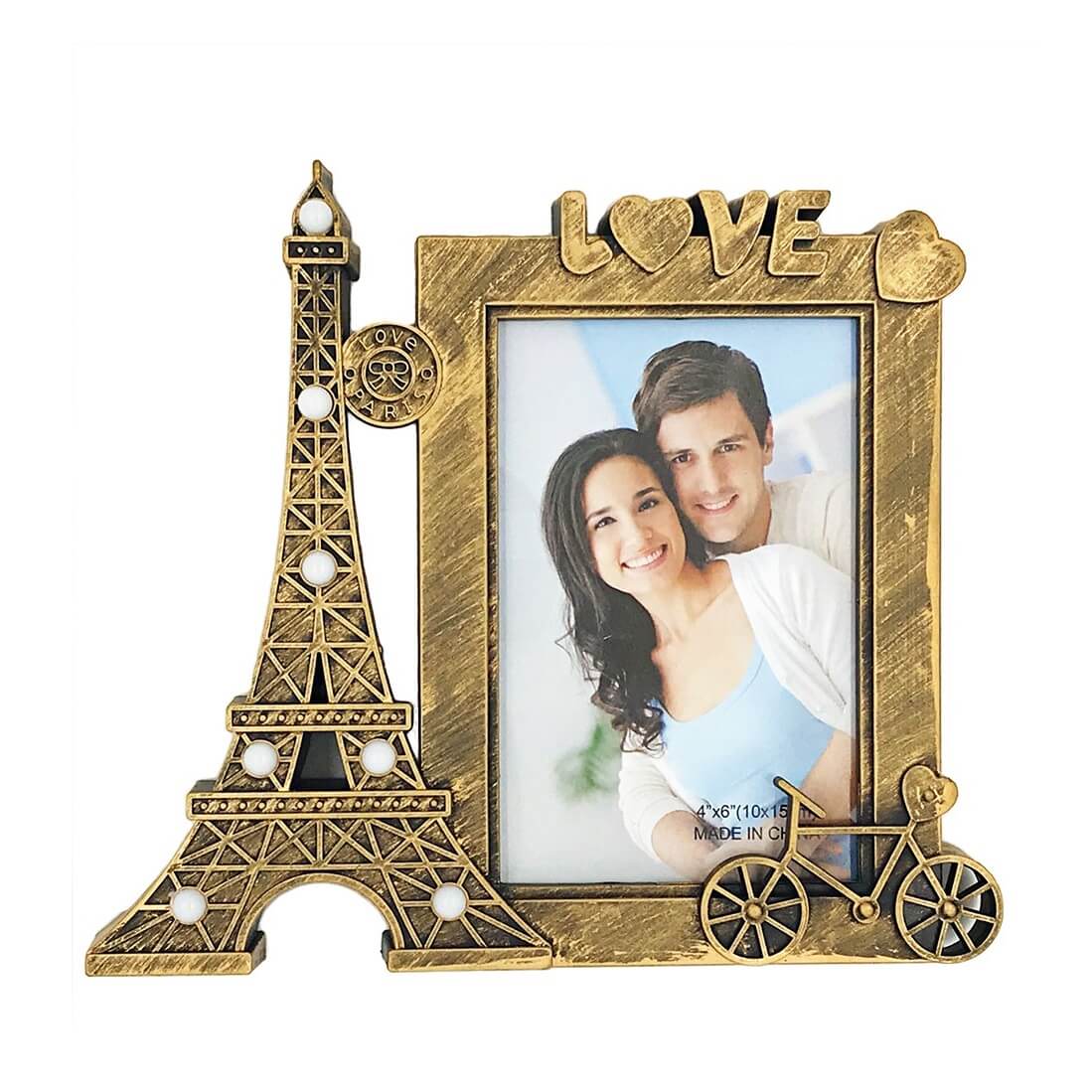 Ramă foto colaj cu lumini 1 poza - model Eiffel Tower - CraftUp