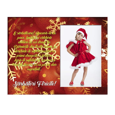 Ramă foto sticlă - Crăciuniță - CraftUp