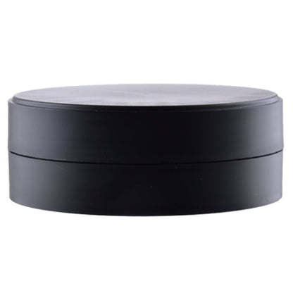 Recipient rotund plat negru mat cu capac 100ml - CraftUp