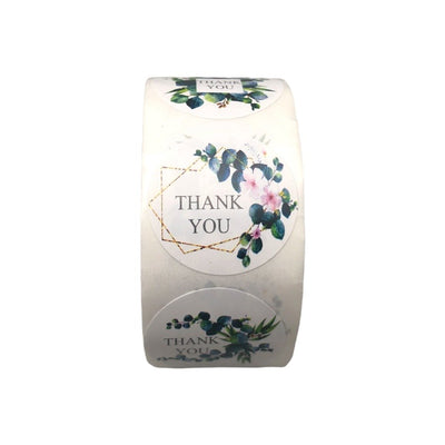 Rolă 500 stickere rotunde 2.5cm - mix modele 1 - CraftUp