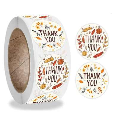 Rolă 500 stickere rotunde 2.5cm - mix modele 5 - CraftUp