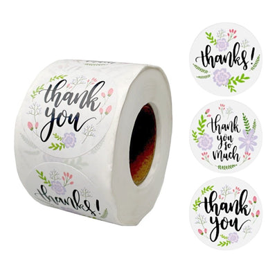 Rolă 500 stickere rotunde 3.8cm - mix modele 7 - CraftUp