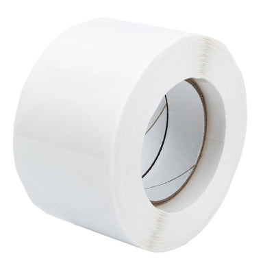 Rola cu stickere rotunde transparente (500 buc/rola) - CraftUp