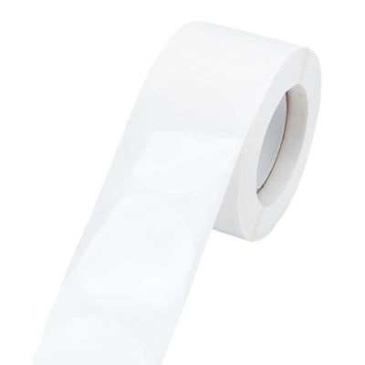 Rola cu stickere rotunde transparente (500 buc/rola) - CraftUp