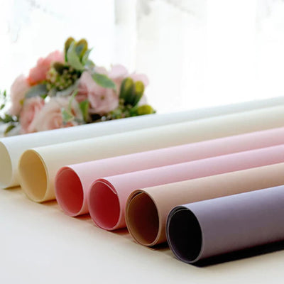 Rolă hârtie de ambalat decorativă uni - bleu 58cm x 13.5m - CraftUp