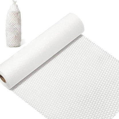 Rolă hârtie kraft fagure 50cm x 50m - alb - CraftUp