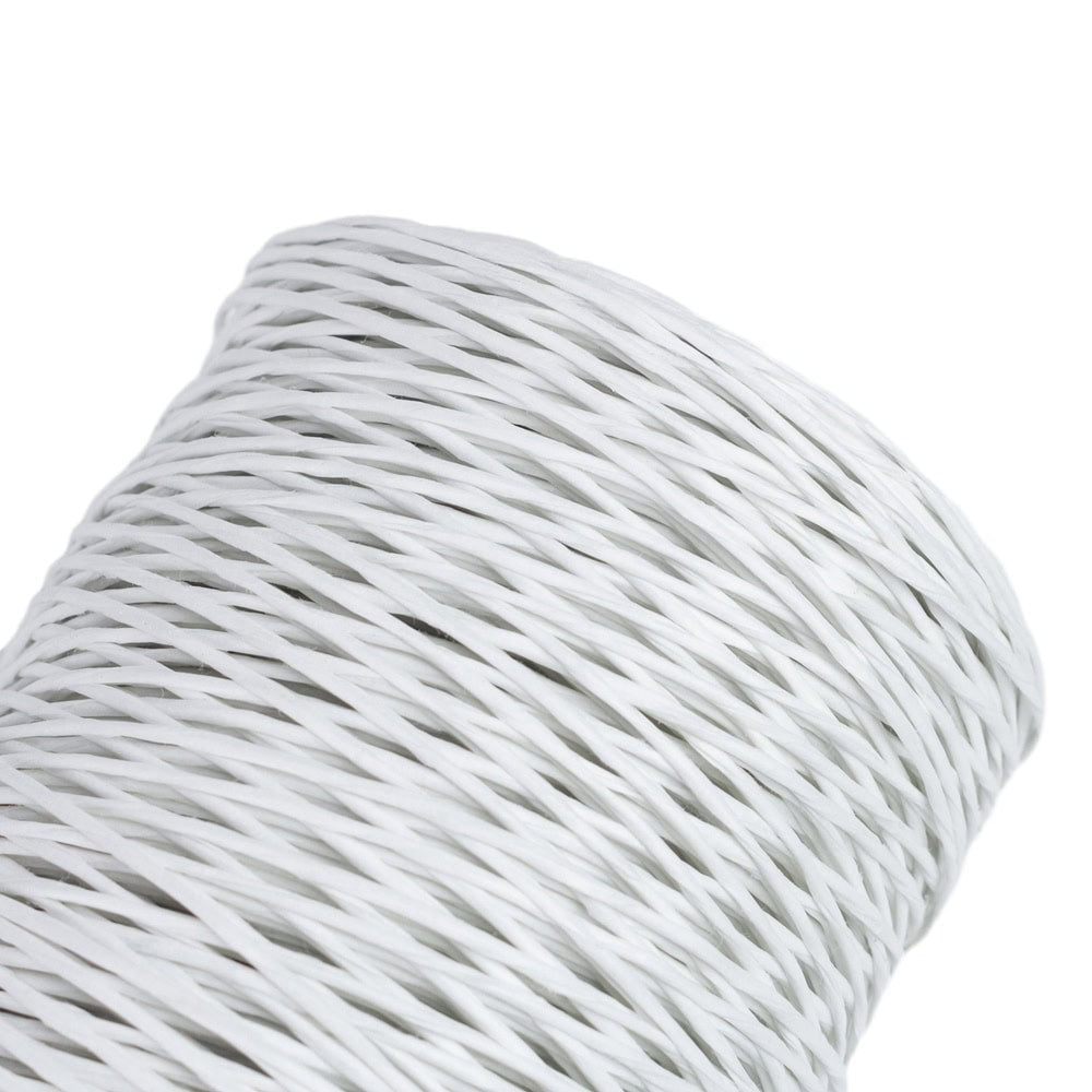 Rolă sfoară hartie 200m - Alb - CraftUp