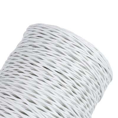 Rolă sfoară hartie 200m - Alb - CraftUp